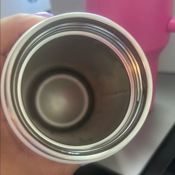 Stanley Pink Tumbler and YETI White Tumbler Set - Picture 2 of 3